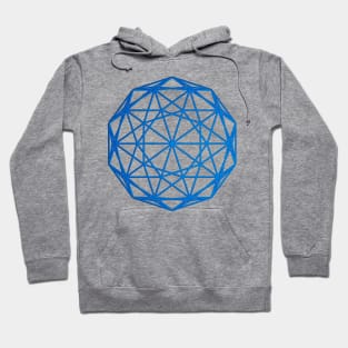 Inspirational MANDALA T-SHIRT icosphere-3 Hoodie